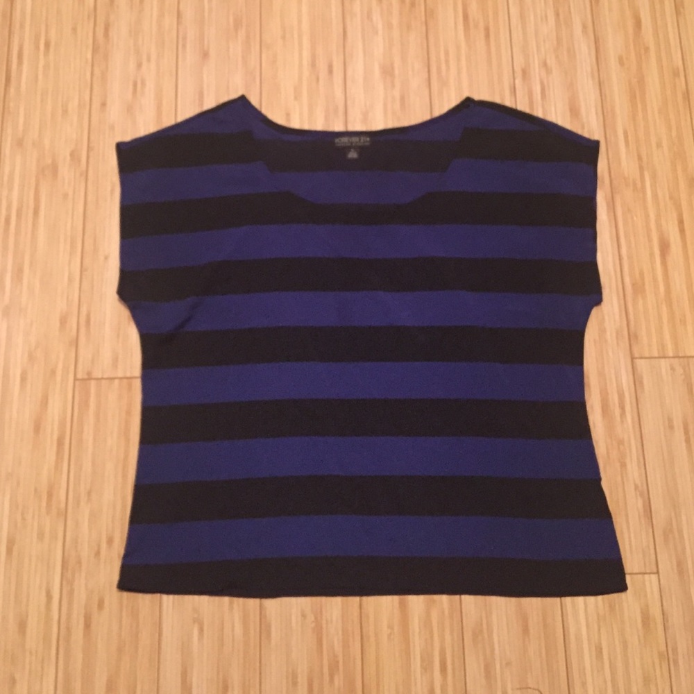 Striped Short Sleeve Top