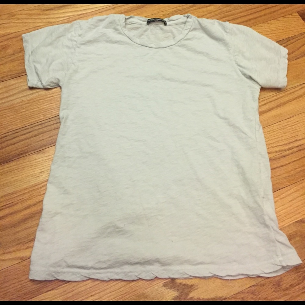 brandy melville light blue plain tshirt
