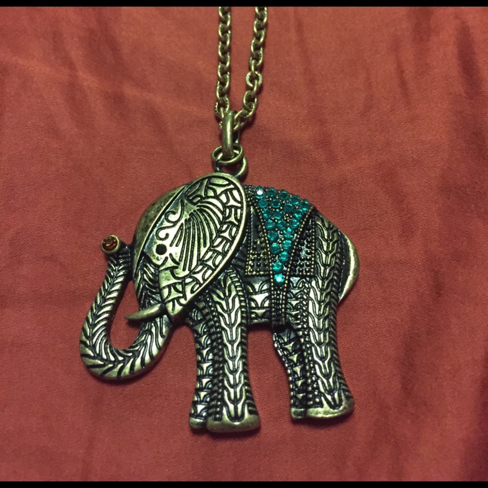 Lucky Necklace with Elephant Pendant
