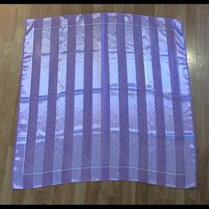 GUCCI Lavender Silk Scarf