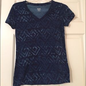 Blue Aztec top