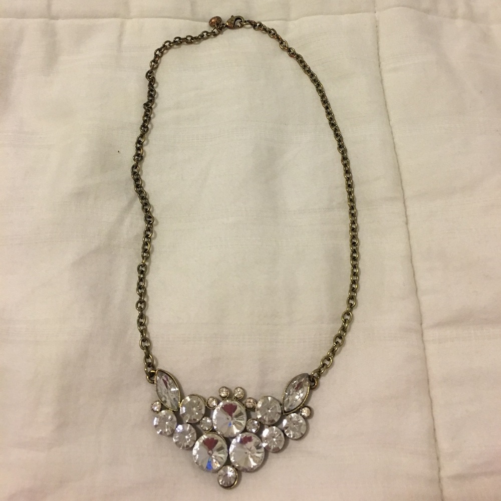 Jcrew faux diamond necklace