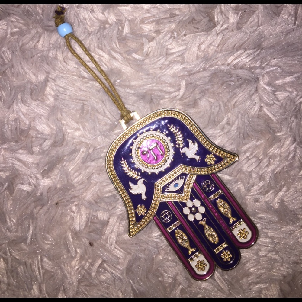 Hamsa hand keychain