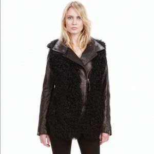 NWT Mackage Robyn Mongolian Lamb Fur Coat