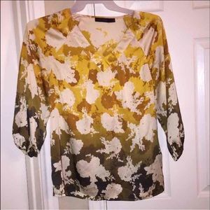 The Limited blouse yellow/brown