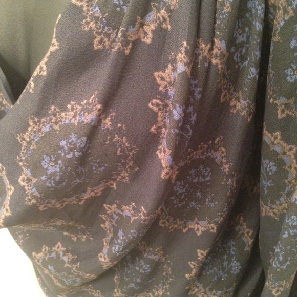 Free People Blouse Cowling Around Top Boho Chic - Picture 4 of 6