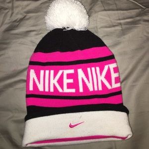 NIKE pink beanie