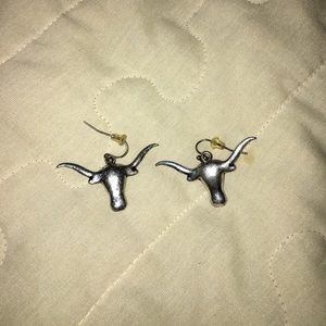 Longhorn earrings