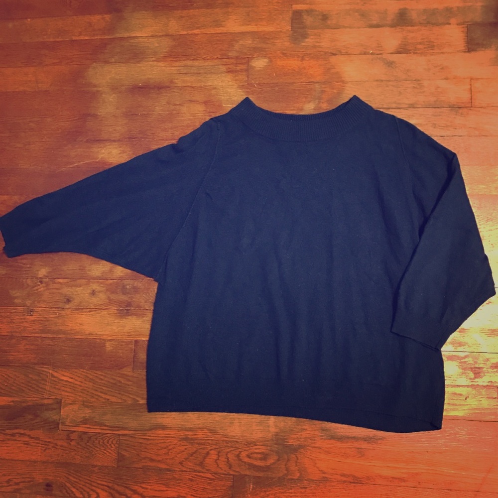 J. Crew boat neck wide sleeve sweater