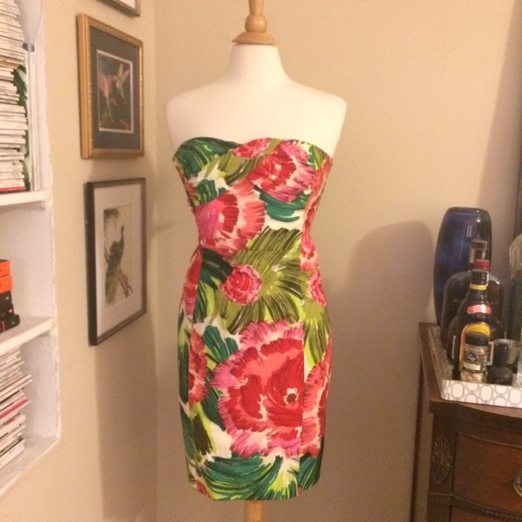 Nanette Lepore | Graphic Print "Resort Wear" Dress - Picture 1 of 4