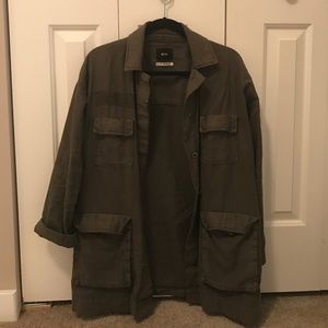 Army green light jacket
