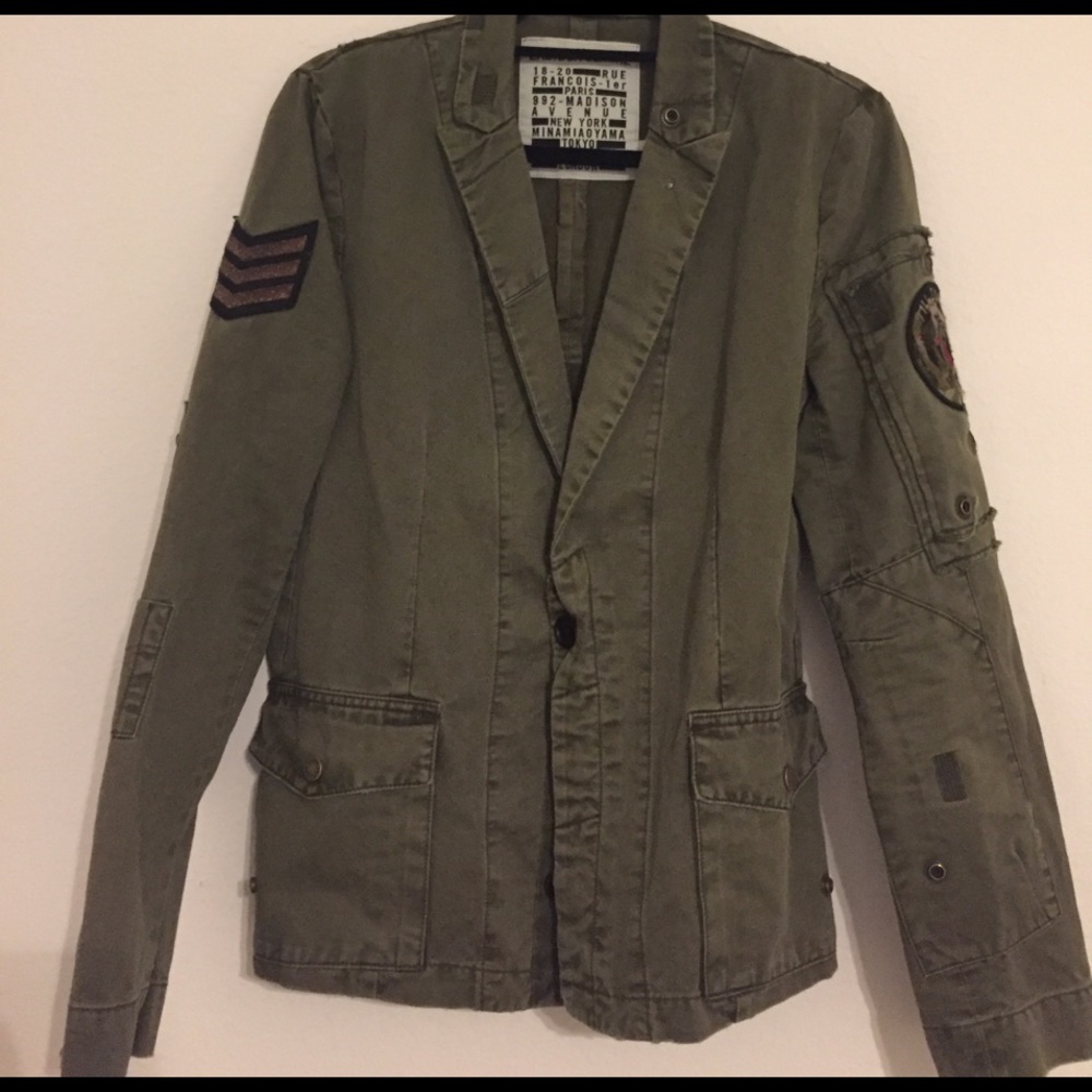 Military inspired blazer