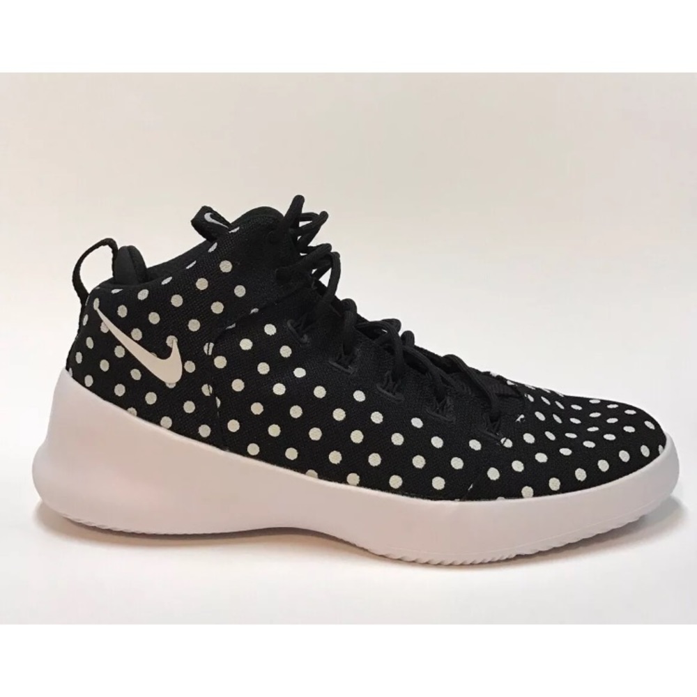 NWOT Nike Hyperfr3sh PRM Premium Blk/Wht Polka 9.5