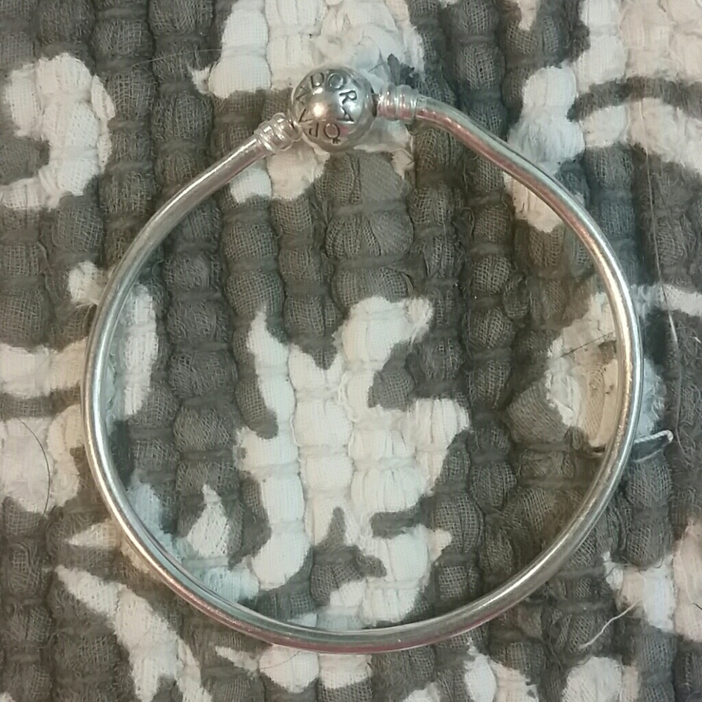 Bent Pandora Bangle Bracelet