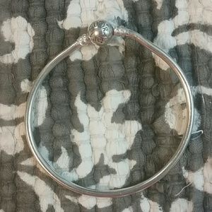 Bent Pandora Bangle Bracelet