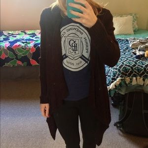 H&M Sweaters - H&M Burgundy thick knit cardigan H&M Sweaters - H&M Burgundy thick knit cardigan