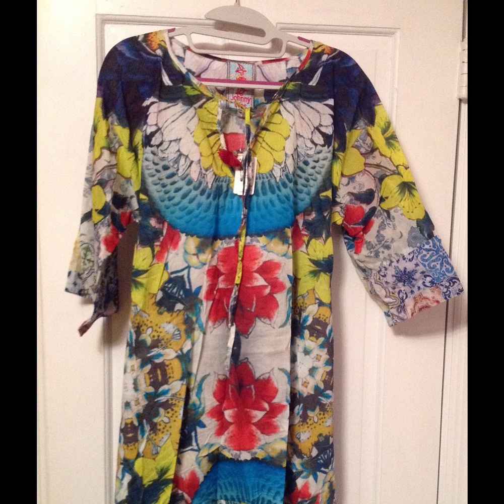 Johnny Was Floral Tunic
