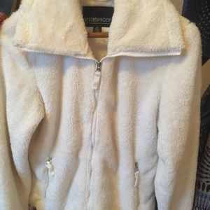 Soft warm jacket.    Really Soft!!