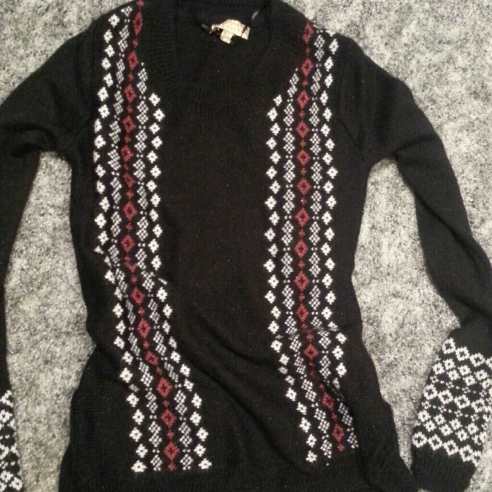 Sparkling Black w red/white Print