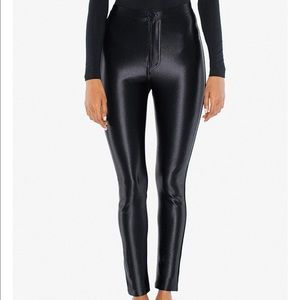 American Apparel Black Disco Pants