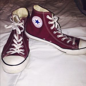 Maroon Converse