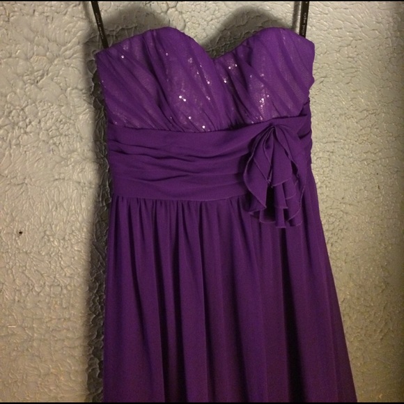 Purple bridesmaid/prom dress - Picture 2 of 7