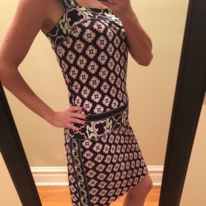 DVF printed shift dress