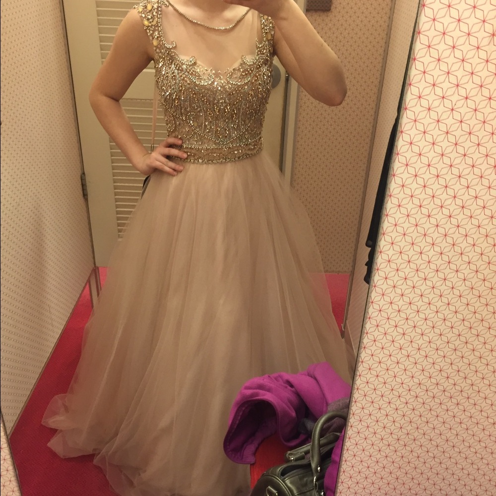 NWT Gold ball gown