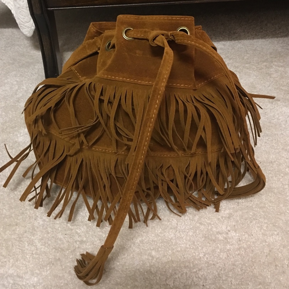 Fringe purse