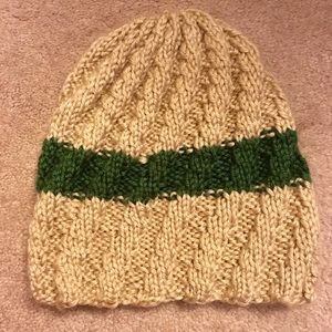Hand knit kids hat