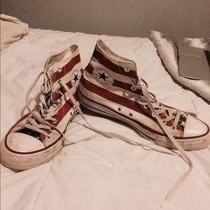 USA Print Converse Shoes