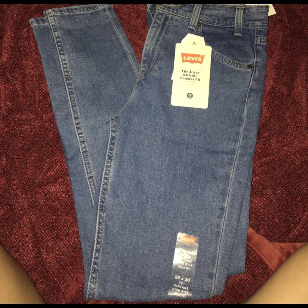 NWT Levi's vintage high rise skinny 721