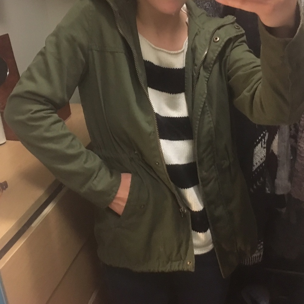 Green Utility military jacket Arizona Jean Co.