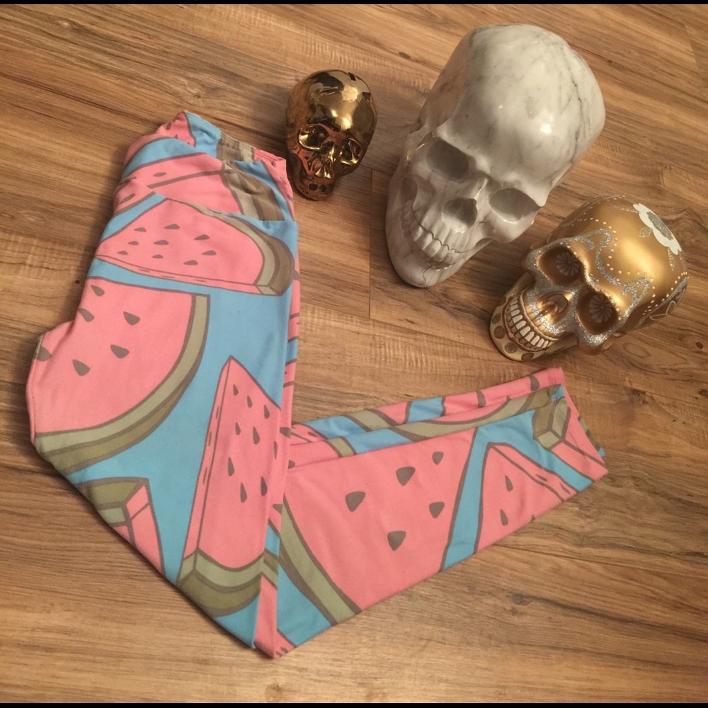 *UNICORN* LulaRoe watermelon butter leggings