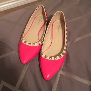 Pink Studded Torrid Flats