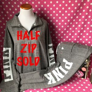 🆕NEW VS PINK lace up boyfriend pants