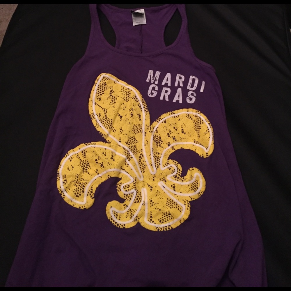 Medium Mardi Gras Tank