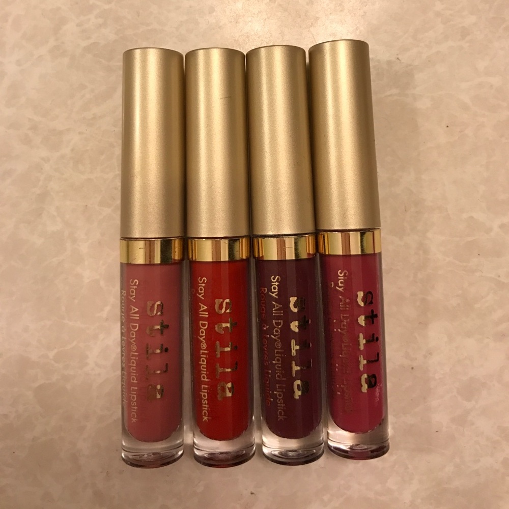 4 mini stila stay all day liquid lipsticks