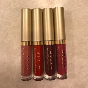 4 mini stila stay all day liquid lipsticks