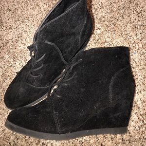 wedge booties