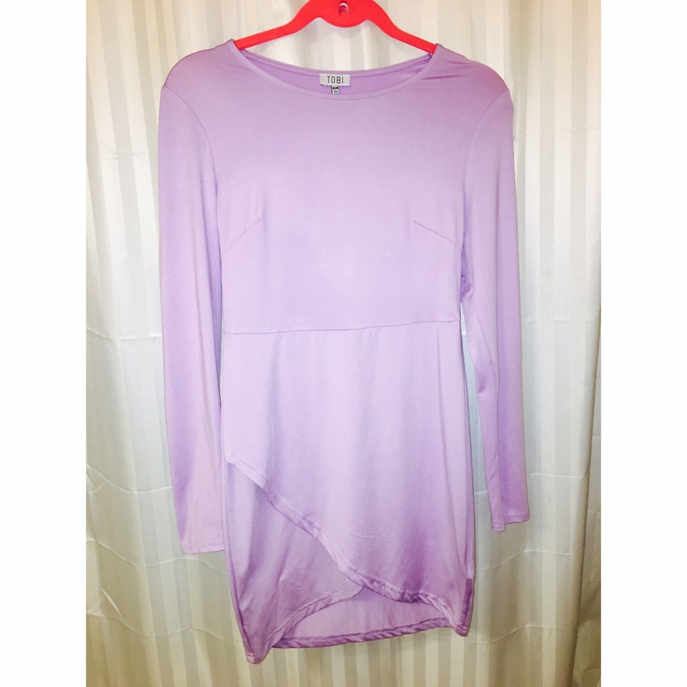 TOBI Lilac long sleeve dress