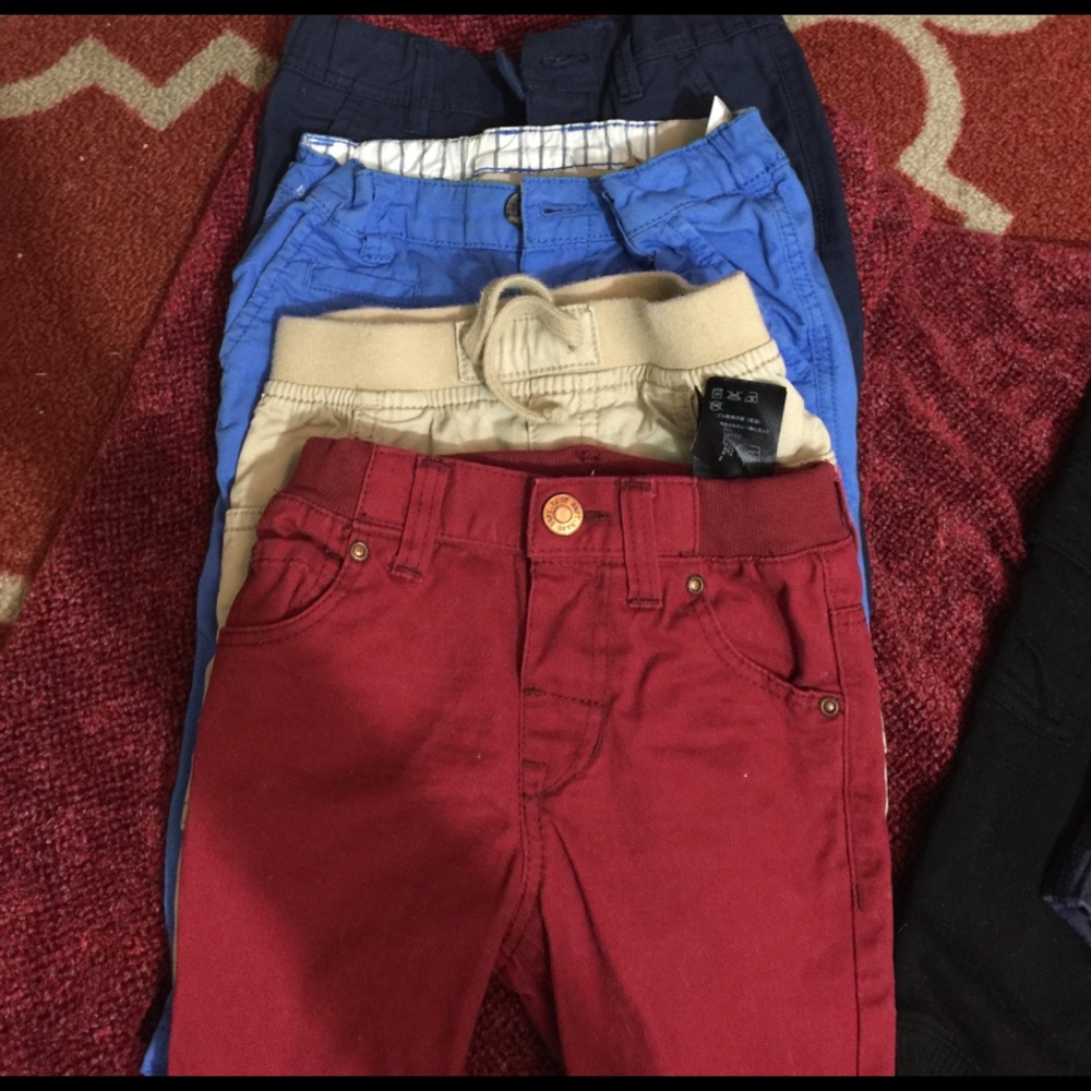 Range of sizes Baby boy Chinos