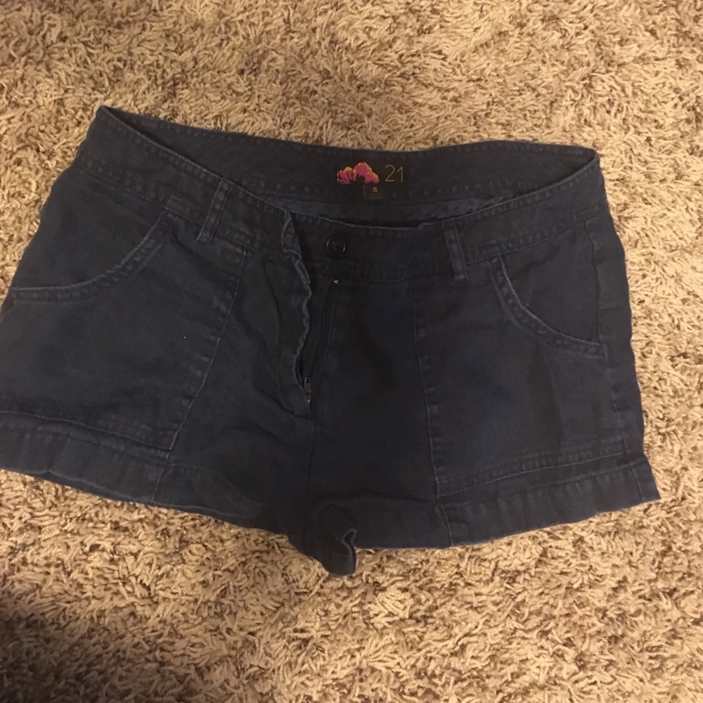 Navy blue shorts