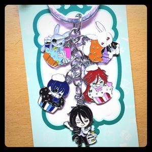 Kuroshitsuji Black Butler Anime Metal Keychain