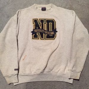Vintage 80s University of Notre Dame Sweatshirt