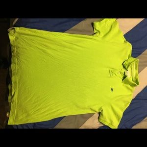 Aeropostale collared shirt- green