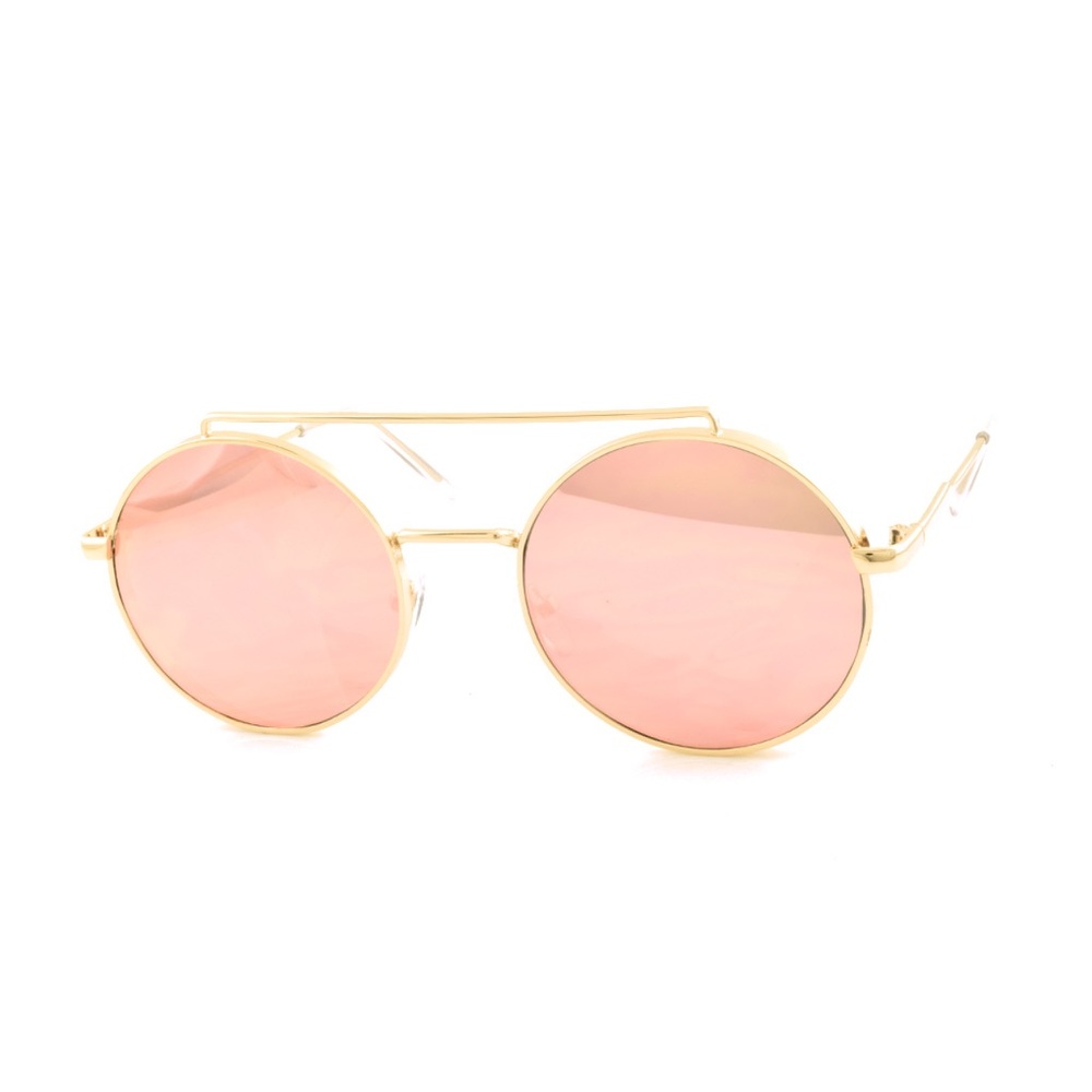 [ LENNY ] Pink/Gold Sunglasses