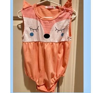 So cute fox onesie!