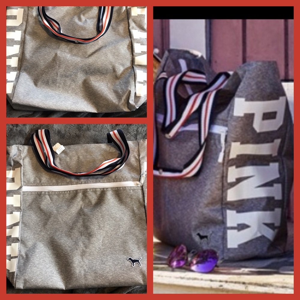 BNWY Pink Victoria'sSecret Zippered Tote w/Handles