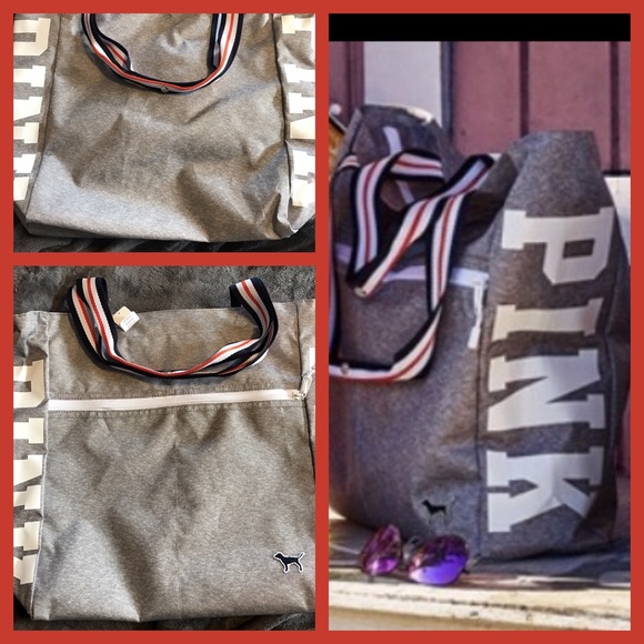 PINK Victoria's Secret Accessories - BNWY Pink Victoria'sSecret Zippered Tote w/Handles